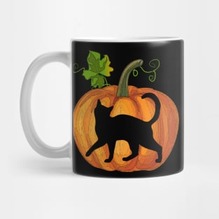 Cat in pumpkin Mug